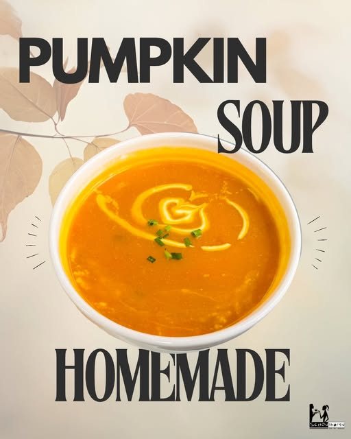 Instagram-Beitrag: hausgemachte Kürbissuppe