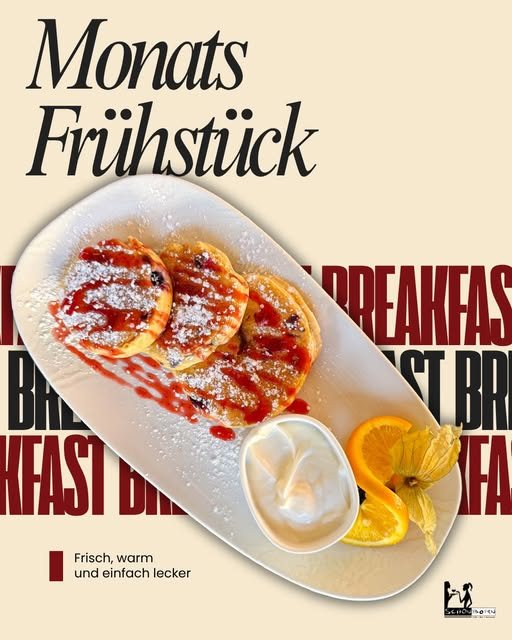 Instagram-Beitrag: Monats-Frühstück mit Pancakes