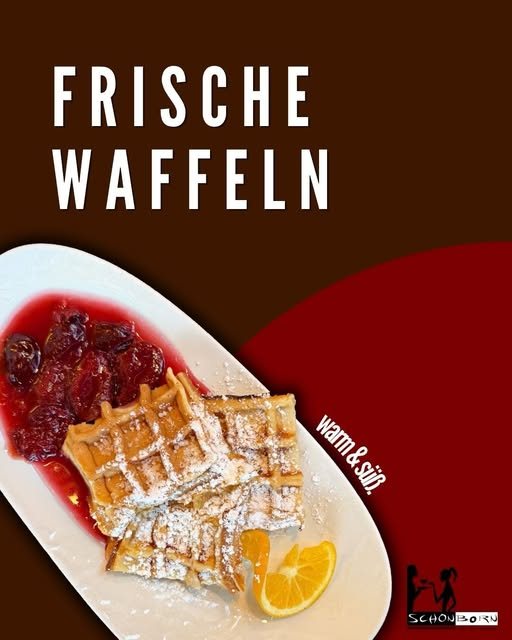 Instagram-Beitrag: frische Waffeln
